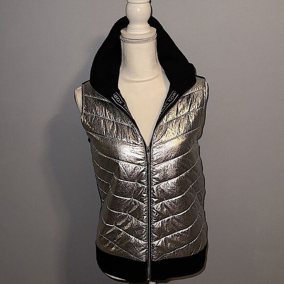 🔥Michael Michael Kors Sweater Back Puffer Vest! - Picture 11 of 12